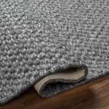 Kassa Dark Gray Hand Woven Area Rug - Clearance