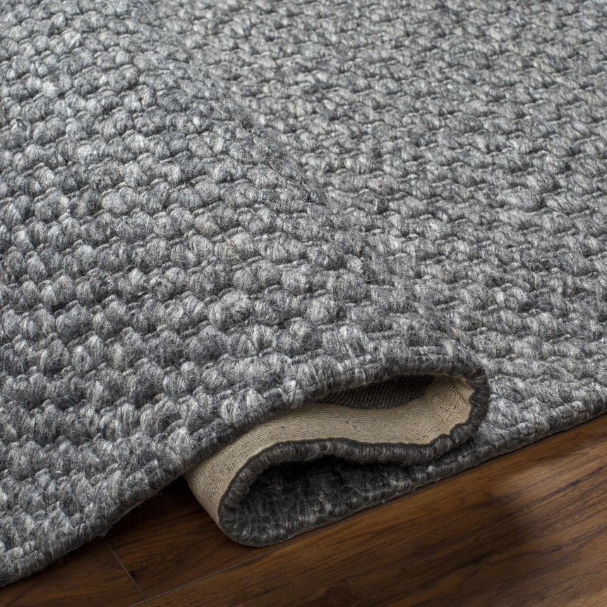 Kassa Dark Gray Hand Woven Area Rug - Clearance