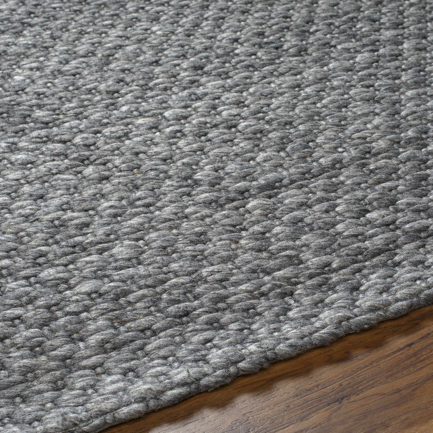 Kassa Dark Gray Hand Woven Area Rug - Clearance