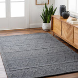 Kyung Dark Gray Area Rug - Clearance