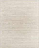 Close-up of the Laleh Cream Area Rug showing its woven texture and neutral beige and rose cream colors. Design-Rectangle-810