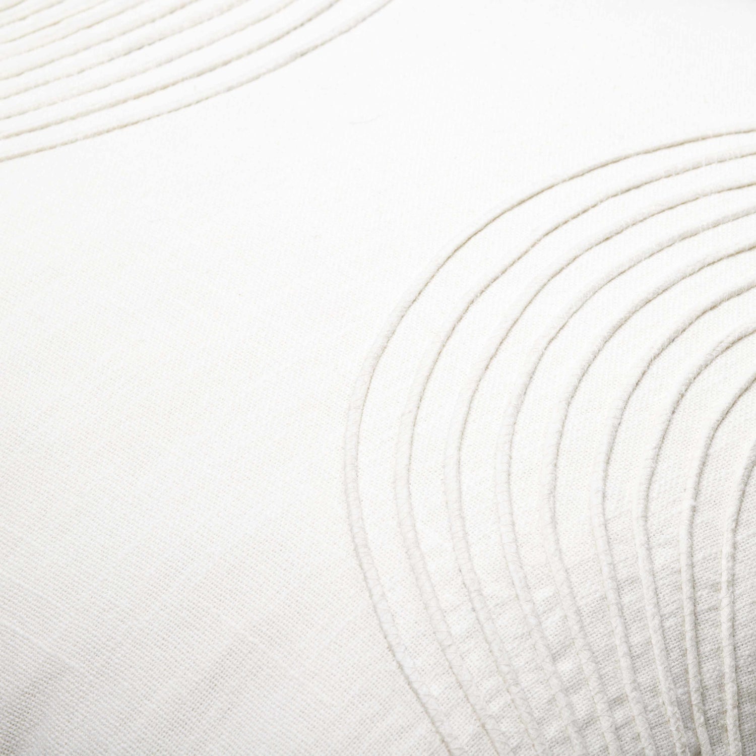 Makai Ivory Throw Pillow - Clearance