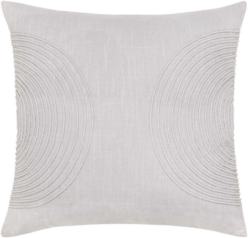 Makai Light Gray Throw Pillow