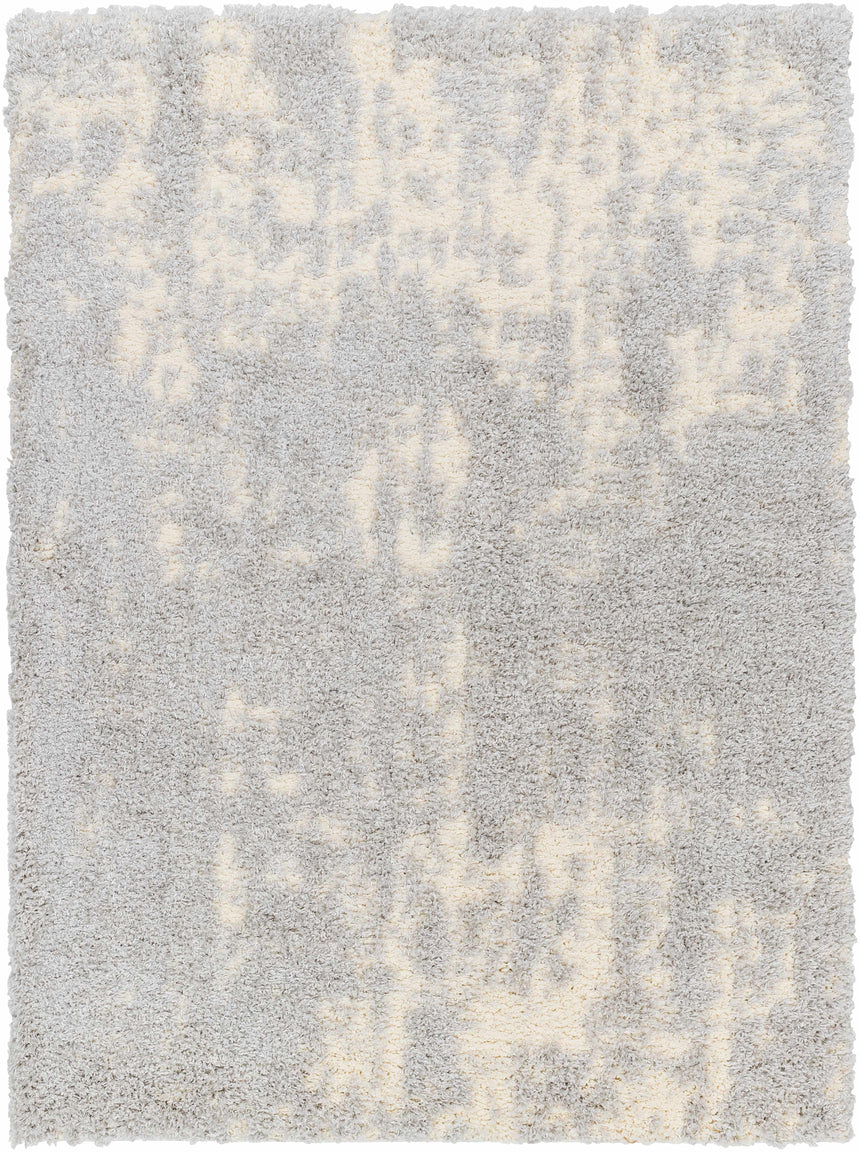 Edzia Gray Plush Area Rug - Clearance