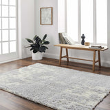 Edzia Gray Plush Area Rug - Clearance