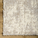 Edzia Beige Plush Area Rug - Clearance