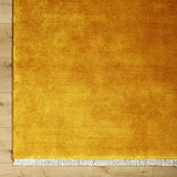 Myron Yellow Wool Area Rug