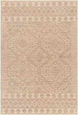 Halle Beige Washable Area Rug - Clearance