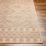 Halle Beige Washable Area Rug - Clearance