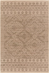Halle Tan Washable Area Rug - Clearance