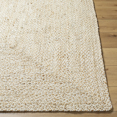 Elkie Cream Jute Area Rug