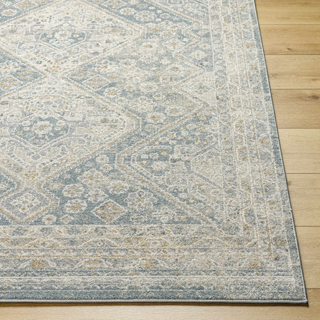 Sagen Blue Medallion Area Rug - Clearance