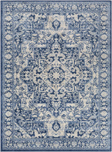 Shavertown Blue Traditional Area Rug - Clearance