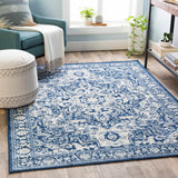 Shavertown Blue Traditional Area Rug - Clearance