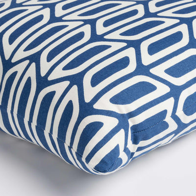 Shinrock Blue Geometric Accent Pillow - Clearance