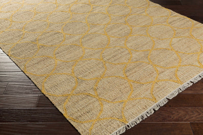 Shippensburg Handcrafted Fringed Jute Carpet - Clearance