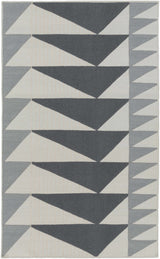 Shipman Gray Geometric Wool Rug - Clearance