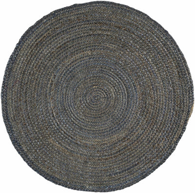 Shipshewana Dark Blue Jute Rug - Clearance