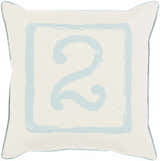 Shingleton Blue Number 2 Square Accent Pillow - Clearance