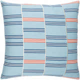 Shepherdsville Blue Striped Throw Pillow - Clearance
