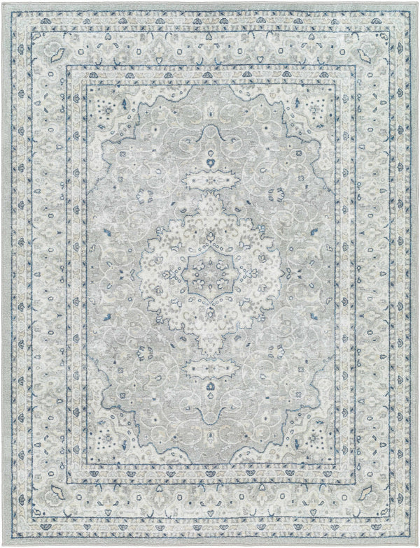 Farai Gray Medallion Area Rug