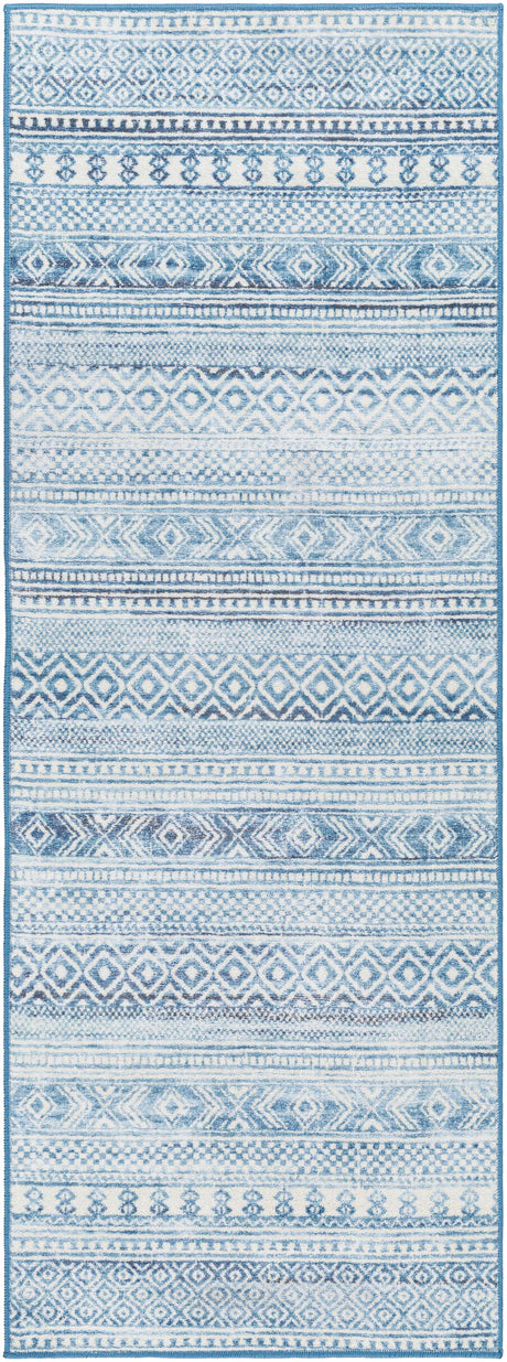 Gizeh Arctic Stone Washable Area Rug - Clearance