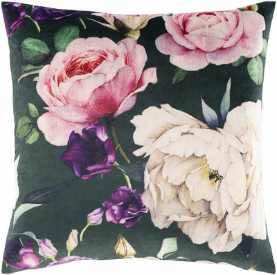 Sherington Floral Elegance Square Throw Pillow - Clearance