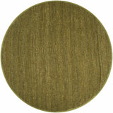 Glover Olive Braided Jute Carpet - Clearance