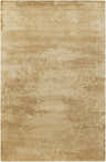 Close-up of the hand-knotted Shushan Area Carpet. Neutral tan and beige tones with a subtle, contemporary pattern. Wool texture. Design-Rectangle-58