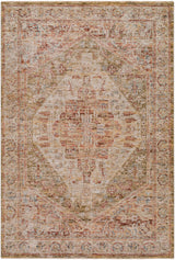 Alois Tan Rich Textured Traditional Rug