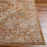 Alois Tan Rich Textured Traditional Rug