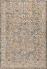 Ange Cream & Blue Rich Textured Rug