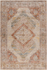 Moya Tan Rich Textured Traditional Rug