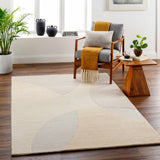 Cassiopeia Light Brown & Beige Area Rug - Clearance