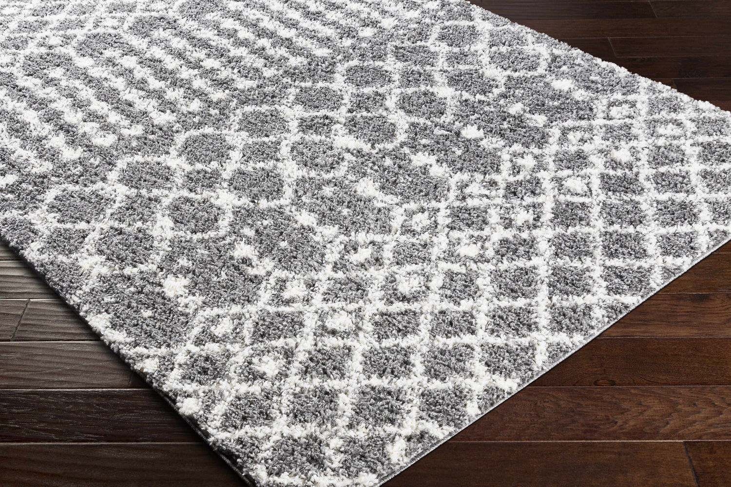 Sibsey Cream/Charcoal Plush Rug - Clearance