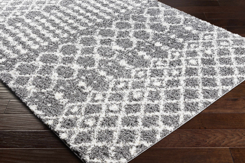 Sibsey Cream/Charcoal Plush Rug - Clearance