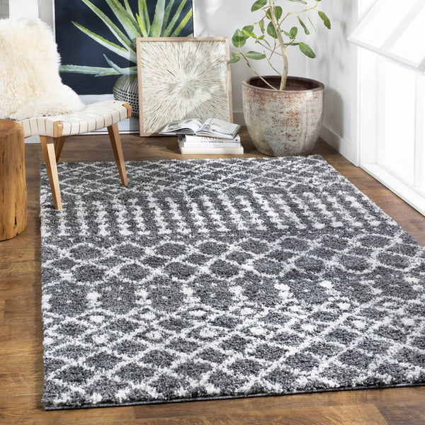 Sibsey Cream/Charcoal Plush Rug - Clearance