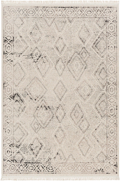 Cream Black Tori Area Rug