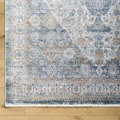 Honon Blue Medallion Area Rug