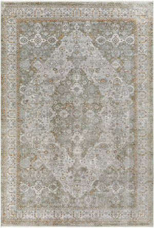 Honon Olive Medallion Area Rug