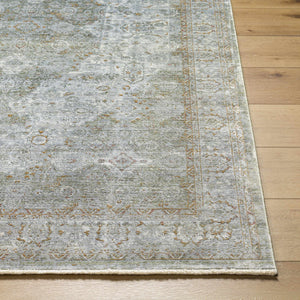 Honon Olive Medallion Area Rug