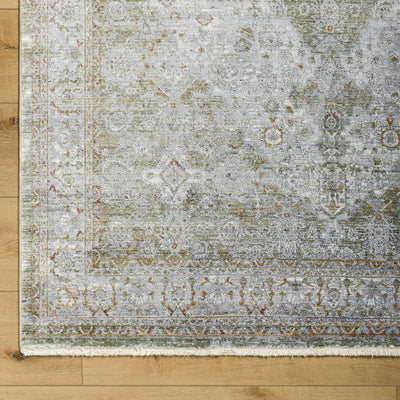 Honon Olive Medallion Area Rug