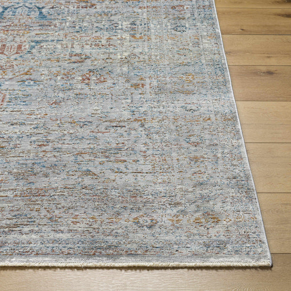 Jadey Blue & Olive Area Rug