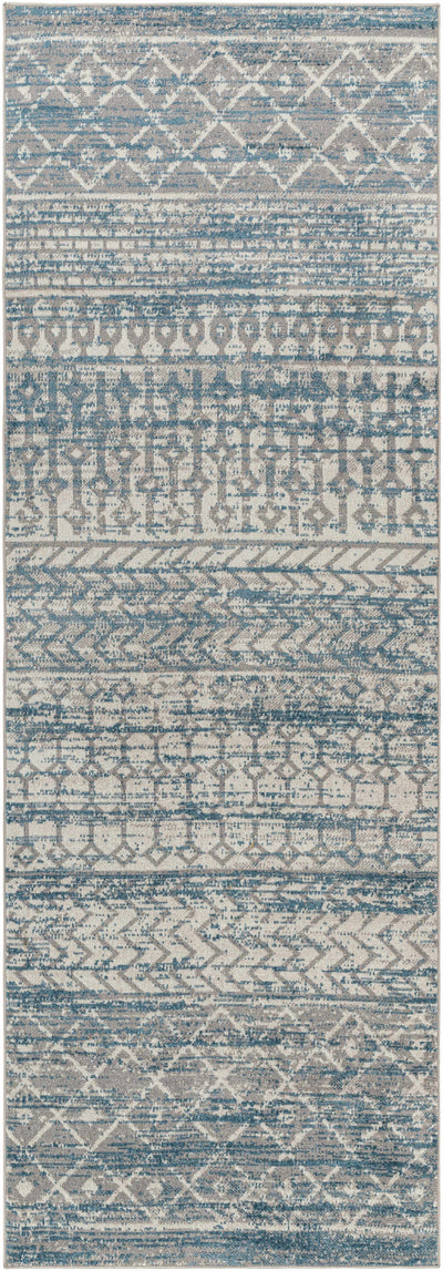 Tambac Blue Washable Area Rug - Clearance