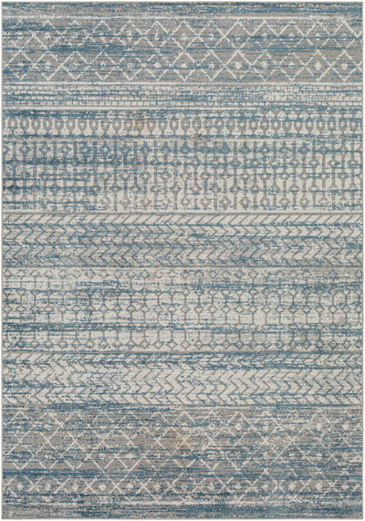 Tambac Blue Washable Area Rug - Clearance