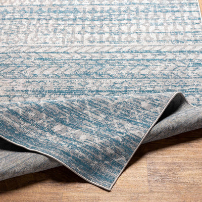 Tambac Blue Washable Area Rug - Clearance