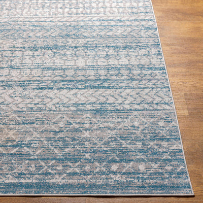 Tambac Blue Washable Area Rug - Clearance