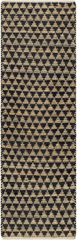 Colm Recycled Black Jean Rug