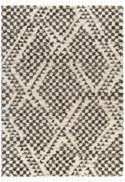 Breck Black&White Checkered Area Rug