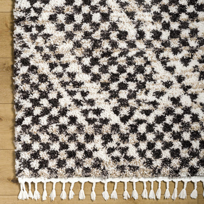 Breck Black&White Checkered Area Rug